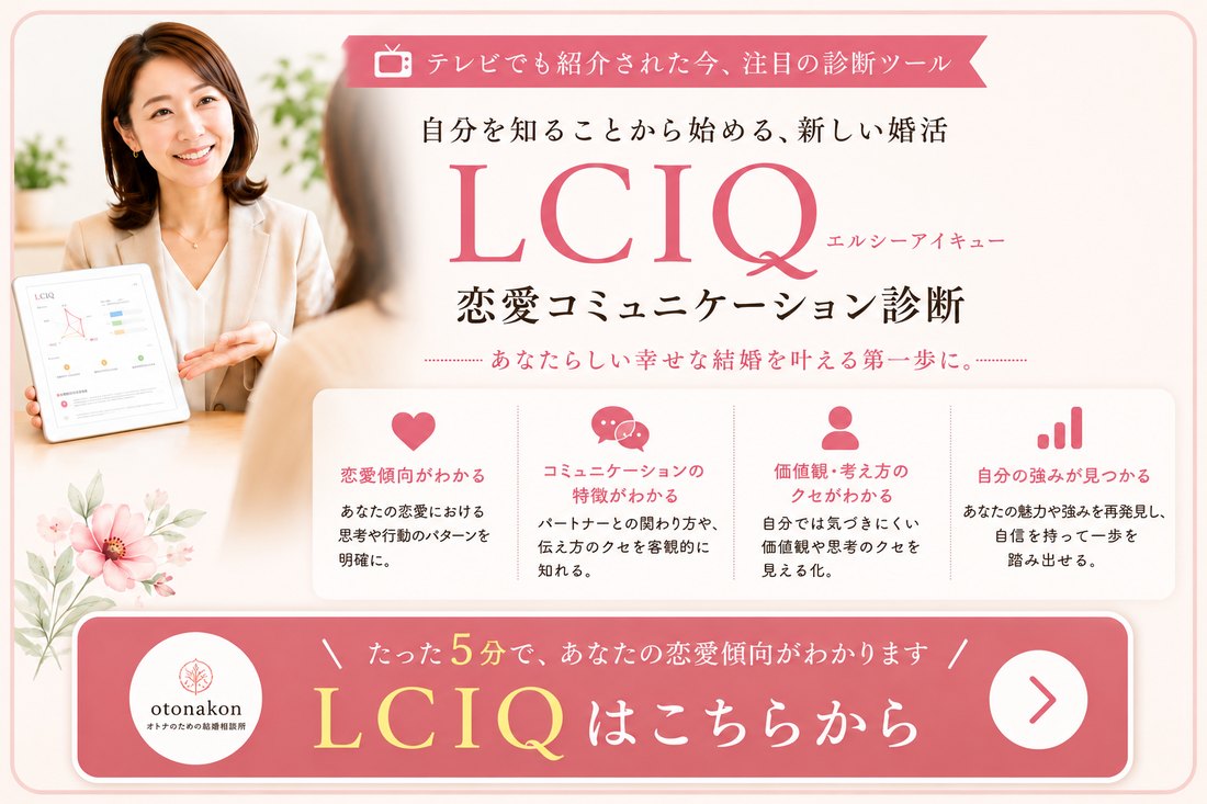 LCIQ 恋愛コミュニケーション診断｜たった5分であなたの恋愛傾向がわかる